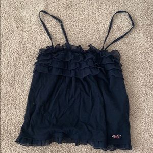 Hollister ruffle top